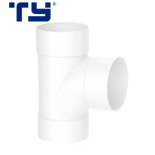 White PVC Plastic Pipe Fitting Y Tee